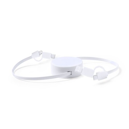 Câble de Charge Extensible Éco-responsable Kiotex cadeau entreprise pas cher