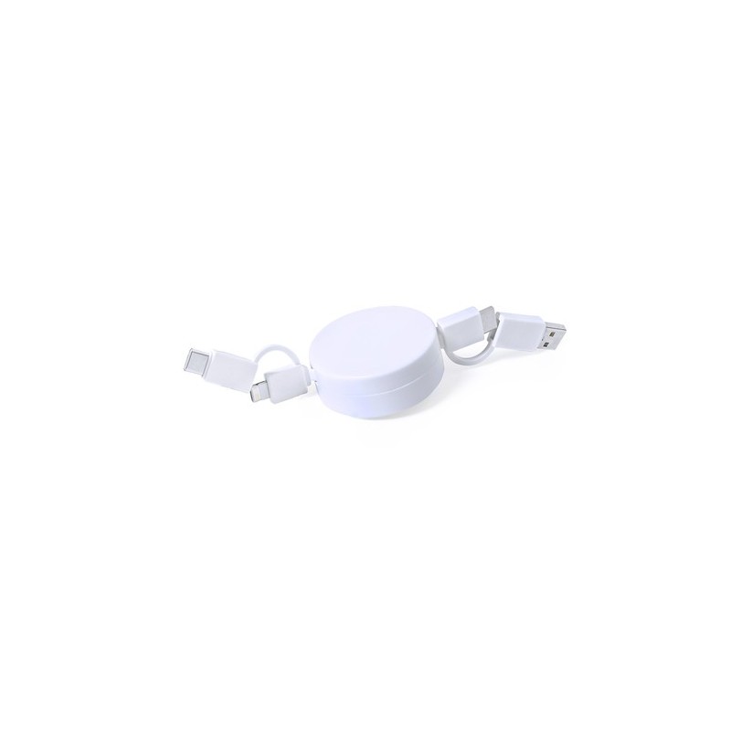 Câble de Charge Extensible Éco-responsable Kiotex goodies publicitaire événementiel