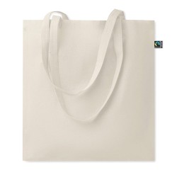 Sac Shopping Éco-responsable Personnalisé en Coton Fairtrade - OSOLE+ Matières : coton Couleurs : beige