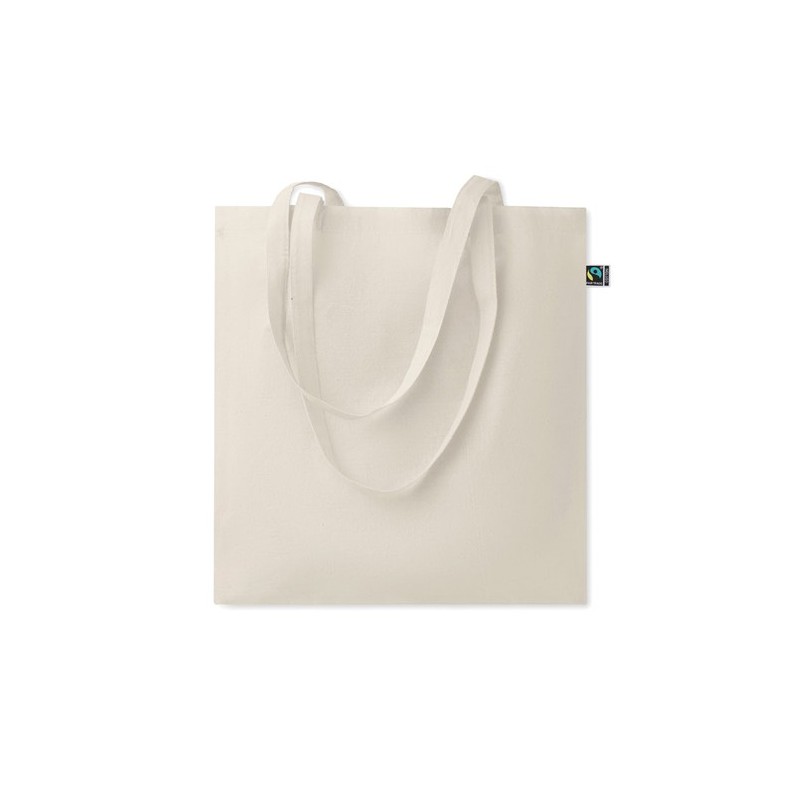 Sac Shopping Éco-responsable Personnalisé en Coton Fairtrade - OSOLE+ Matières : coton Couleurs : beige