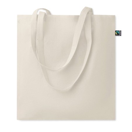 Sac Shopping Éco-responsable Personnalisé en Coton Fairtrade - OSOLE+ Matières : coton Couleurs : beige