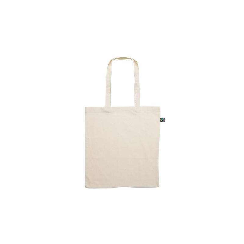 Sac Shopping Éco-responsable Personnalisé en Coton Fairtrade - OSOLE+ Matières : coton Couleurs : beige personnalisable avec vot