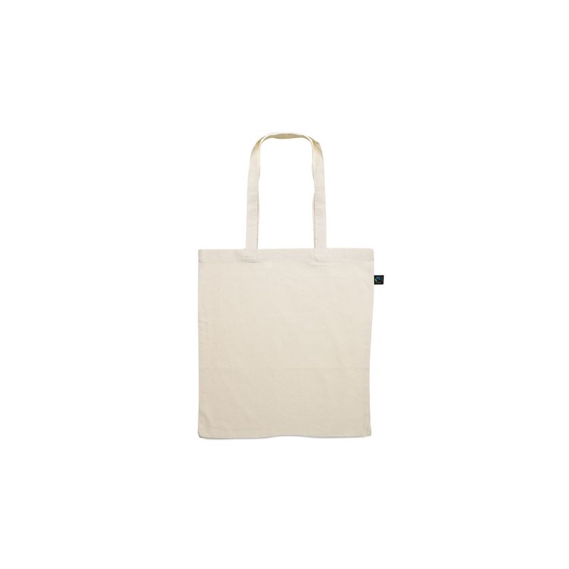 Sac Shopping Éco-responsable Personnalisé en Coton Fairtrade - OSOLE+ Matières : coton Couleurs : beige cadeau entreprise pas ch