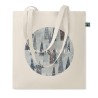 Sac Shopping Éco-responsable Personnalisé en Coton Fairtrade - OSOLE+ Matières : coton Couleurs : beige impression haute définit