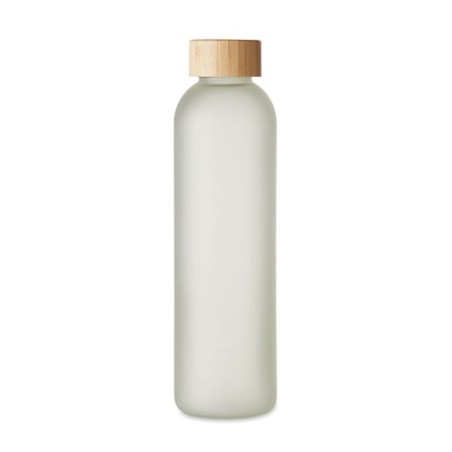 Bouteille en verre personnalisable 650ml - LOM Matières : verre Couleurs : blanc transparent personnalisable avec votre logo