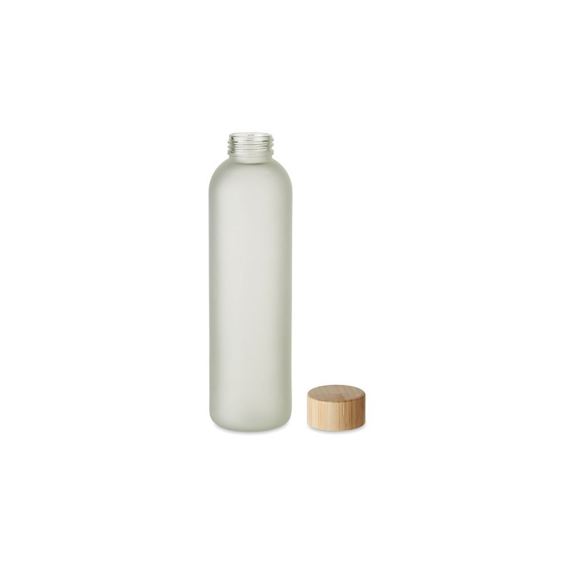 Bouteille en verre personnalisable 650ml - LOM Matières : verre Couleurs : blanc transparent cadeau entreprise pas cher