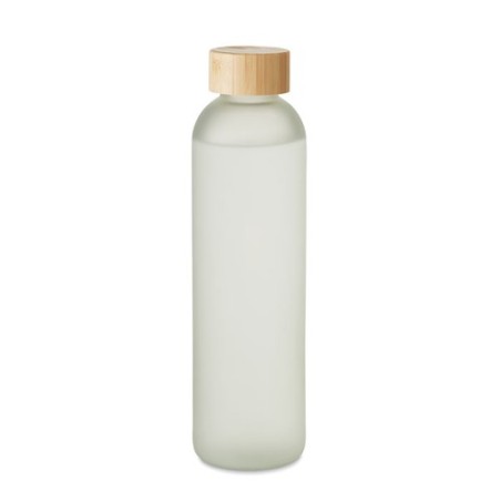 Bouteille en verre personnalisable 650ml - LOM Matières : verre Couleurs : blanc transparent goodies publicitaire événementiel