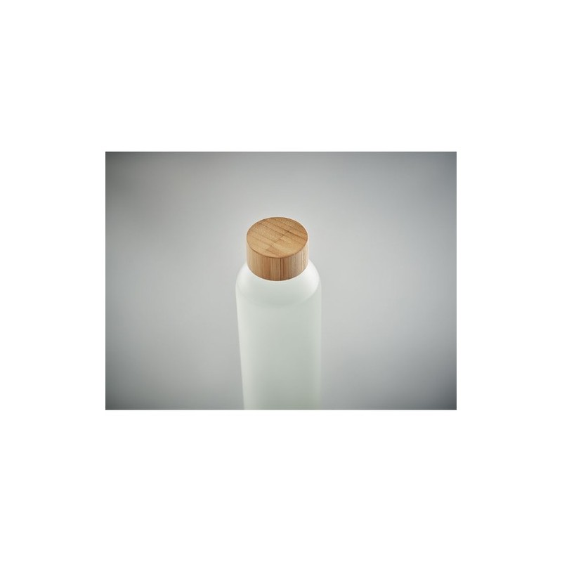 Bouteille en verre personnalisable 650ml - LOM Matières : verre Couleurs : blanc transparent marquage laser ultra précis