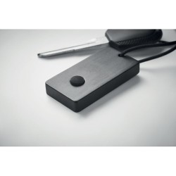 Porte-clé anti-perte  en bambou - FINIT Matières : bambou Couleurs : noir marquage laser ultra précis