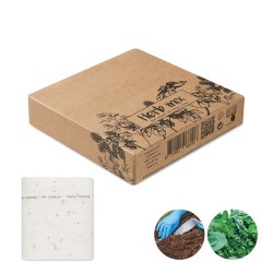 Ruban adhésif personnalisé 3M pour graines d'herbes - Ecollection Matières : papier Couleurs : beige