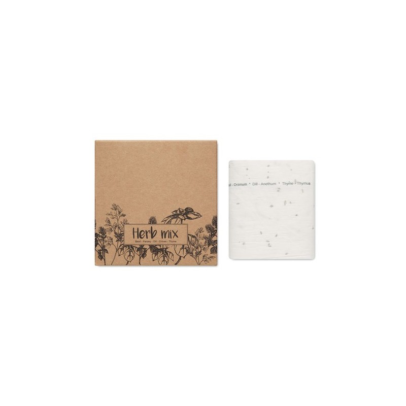 Ruban adhésif personnalisé 3M pour graines d'herbes - Ecollection Matières : papier Couleurs : beige personnalisable avec votre 