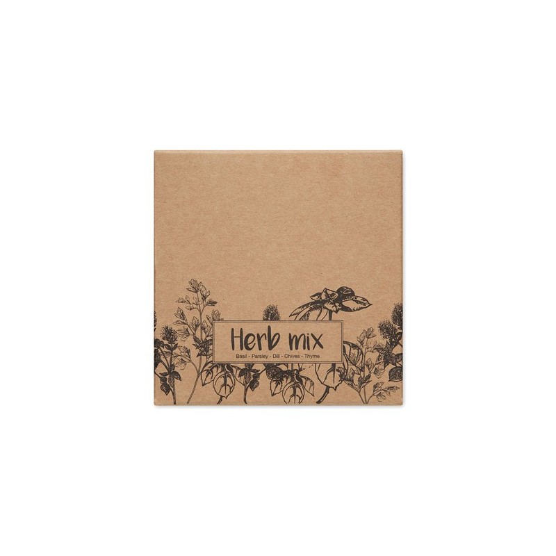 Ruban adhésif personnalisé 3M pour graines d'herbes - Ecollection Matières : papier Couleurs : beige goodies publicitaire événem