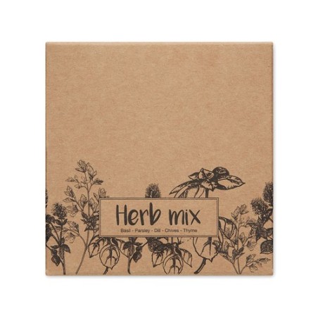 Ruban adhésif personnalisé 3M pour graines d'herbes - Ecollection Matières : papier Couleurs : beige goodies publicitaire événem