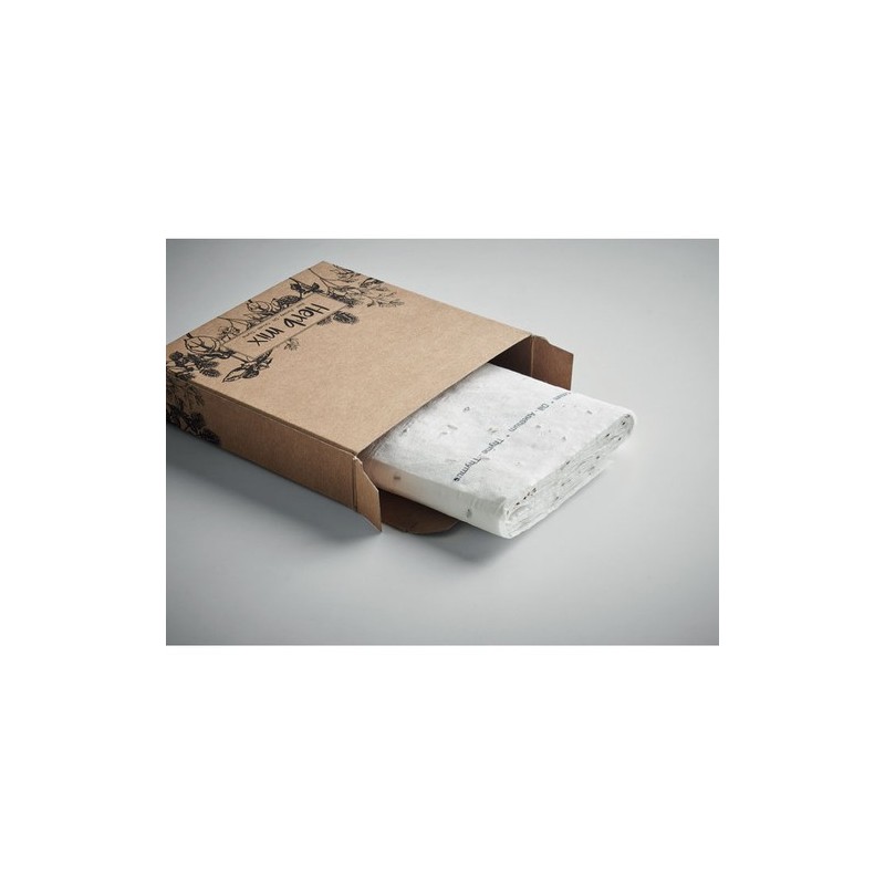 Ruban adhésif personnalisé 3M pour graines d'herbes - Ecollection Matières : papier Couleurs : beige marquage laser ultra précis
