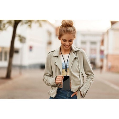 Lanyard porte-téléphone RPET NONETTE - Éco-Responsable