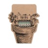 Bâtons personnalisés de graines d'herbes aromatiques pas cher - LEYTI Matières : papier Couleurs : beige impression haute défini