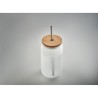 Pot Mason Éco-responsable 400 ml - Cadeau d'Entreprise Sublimé JARBLIM Matières : verre Couleurs : blanc transparent livraison e