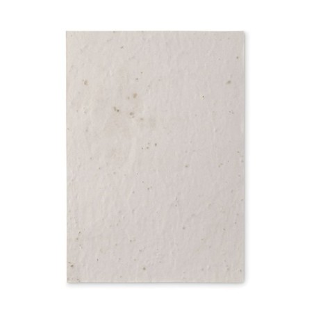 Papier A5 Éco-responsable et Pratique aux Graines de Fleurs - ASIDE Matières : papier recyclé Couleurs : blanc personnalisable a