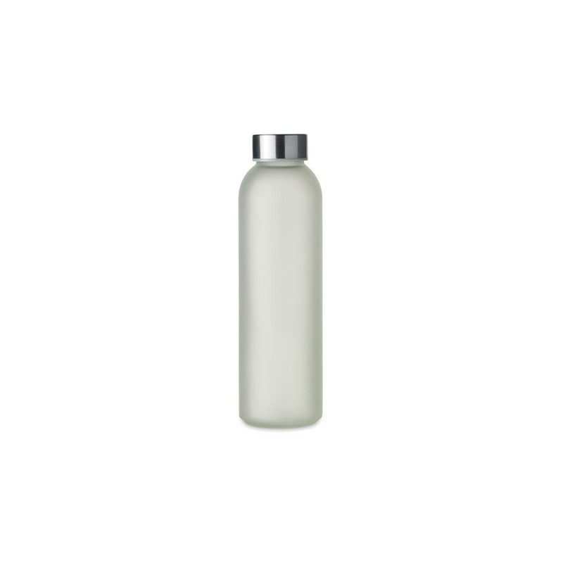 Bouteille en verre Personnalisée et Publicitaire 500ml, OLMA Matières : verre Couleurs : blanc transparent cadeau entreprise pas