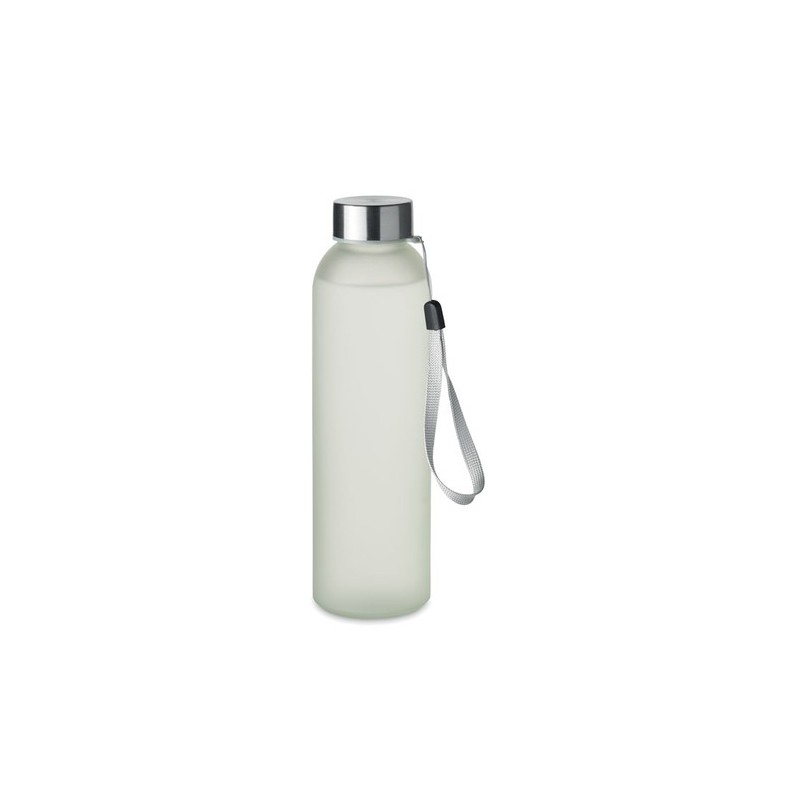 Bouteille en verre Personnalisée et Publicitaire 500ml, OLMA Matières : verre Couleurs : blanc transparent impression haute défi