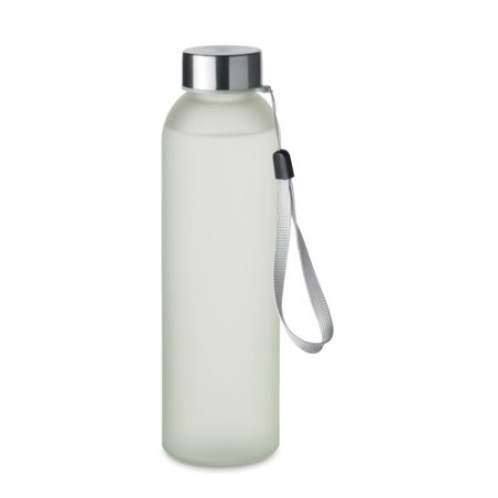 Bouteille en verre Personnalisée et Publicitaire 500ml, OLMA Matières : verre Couleurs : blanc transparent impression haute défi