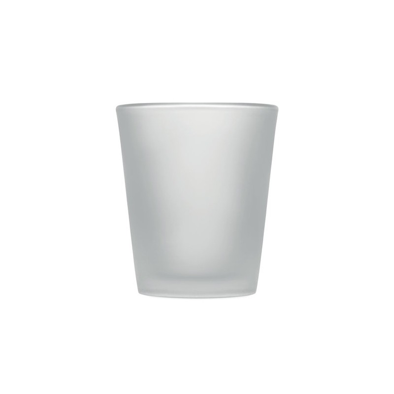 Verre à shot personnalisable 44ml à sublimation SONGOBLIM Matières : verre Couleurs : blanc transparent personnalisable avec vot