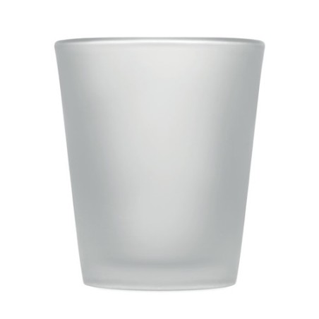 Verre à shot personnalisable 44ml à sublimation SONGOBLIM Matières : verre Couleurs : blanc transparent personnalisable avec vot