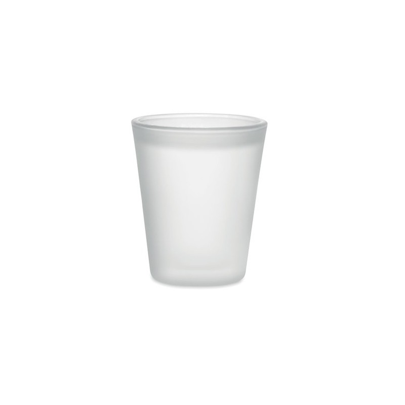 Verre à shot personnalisable 44ml à sublimation SONGOBLIM Matières : verre Couleurs : blanc transparent cadeau entreprise pas ch