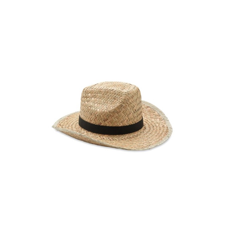 Chapeau de cow-boy publicitaire en paille TEXAS