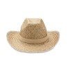 Chapeau de cow-boy publicitaire en paille TEXAS impression haute définition
