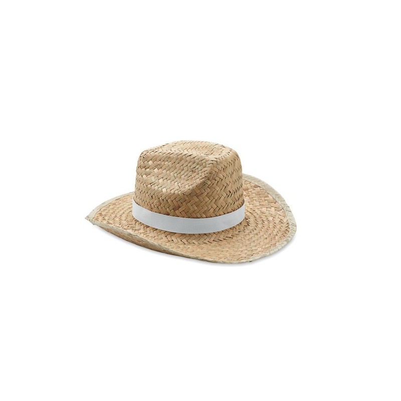 Chapeau de cow-boy publicitaire en paille TEXAS cadeau entreprise pas cher