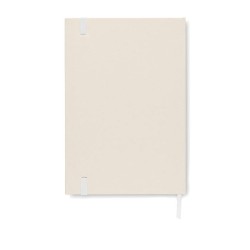 Carnet A5 Éco-responsable en carton recyclé Personnalisé MITO NOTE Couleurs : blanc Matières : carton de lait recyclé 2