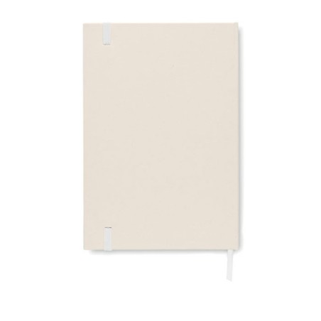 Carnet A5 Éco-responsable en carton recyclé Personnalisé MITO NOTE Couleurs : blanc Matières : carton de lait recyclé objet prom