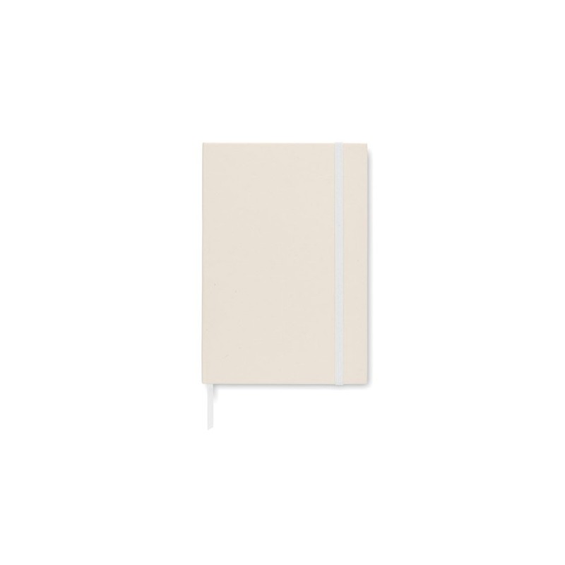 Carnet A5 Éco-responsable en carton recyclé Personnalisé MITO NOTE Couleurs : blanc Matières : carton de lait recyclé objet publ