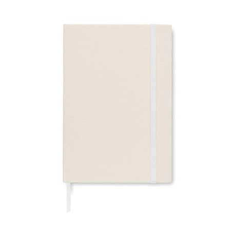 Carnet A5 Éco-responsable en carton recyclé Personnalisé MITO NOTE Couleurs : blanc Matières : carton de lait recyclé objet publ