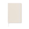 Carnet A5 Éco-responsable en carton recyclé Personnalisé MITO NOTE Couleurs : blanc Matières : carton de lait recyclé objet publ