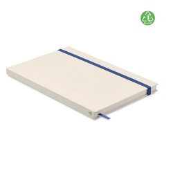 Carnet A5 Éco-responsable en carton recyclé Personnalisé MITO NOTE Couleurs : blanc Matières : carton de lait recyclé 2