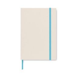 Carnet A5 Éco-responsable en carton recyclé Personnalisé MITO NOTE Couleurs : turquoise Matières : carton de lait recyclé access