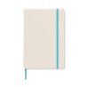 Carnet A5 Éco-responsable en carton recyclé Personnalisé MITO NOTE Couleurs : turquoise Matières : carton de lait recyclé access