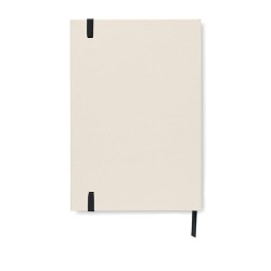 Carnet A5 Éco-responsable en carton recyclé Personnalisé MITO NOTE Couleurs : noir Matières : carton de lait recyclé livraison e