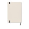 Carnet A5 Éco-responsable en carton recyclé Personnalisé MITO NOTE Couleurs : noir Matières : carton de lait recyclé livraison e