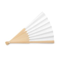 Éventail en bambou publicitaire personnalisé FANNY PAPER objet promo petit budget