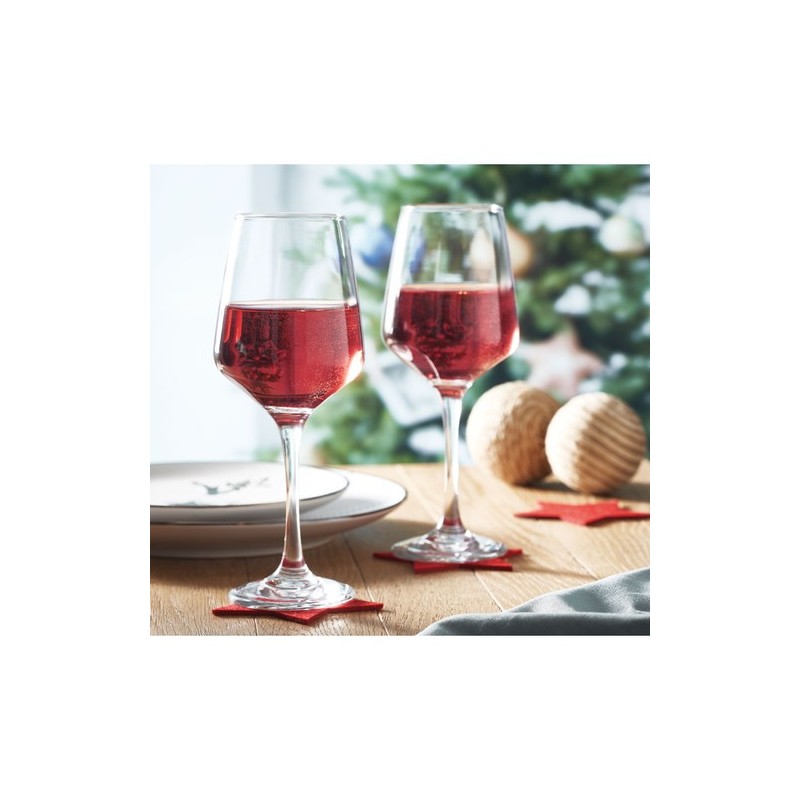 Ensemble de 2 verres à vin personnalisés CHEERS Matières : verre Couleurs : transparent impression haute définition
