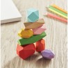 Jeu de Construction Éco-responsable en Bois Empilable - 8 Pièces DOLMEN Matières : bois Couleurs : beige marquage laser ultra pr