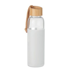 Bouteille en verre  500 ml CHAI Matières : verre Couleurs : blanc cadeau entreprise pas cher