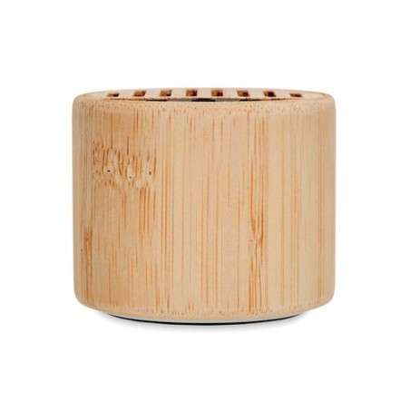 Haut-parleur sans fil bambou ROUND LUX