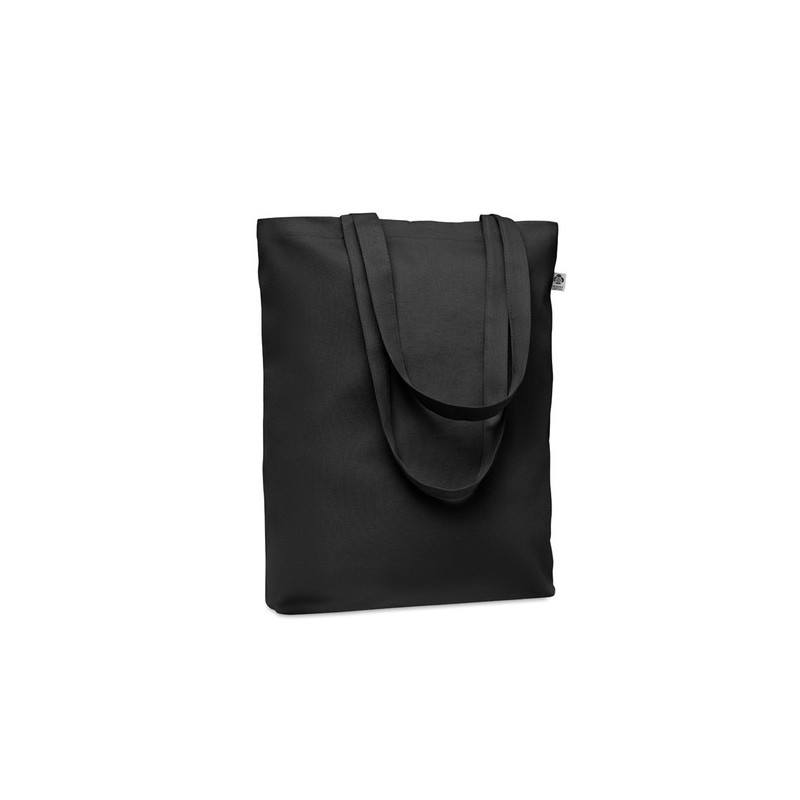 Sac shopping  en toile 270 gr/m personnalisé COCO Matières : coton biologique Couleurs : noir