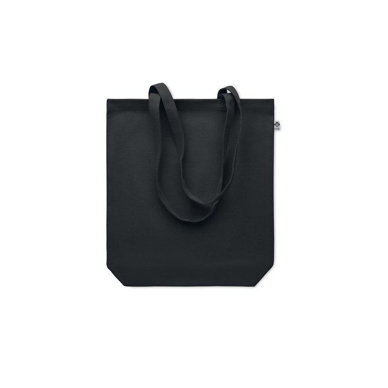 Sac shopping  en toile 270 gr/m personnalisé COCO Matières : coton biologique Couleurs : noir personnalisation sur mesure