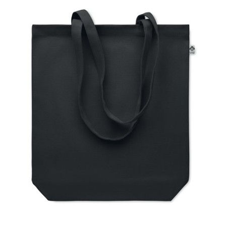 Sac shopping  en toile 270 gr/m personnalisé COCO Matières : coton biologique Couleurs : noir personnalisation sur mesure