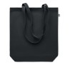 Sac shopping  en toile 270 gr/m personnalisé COCO Matières : coton biologique Couleurs : noir personnalisation sur mesure